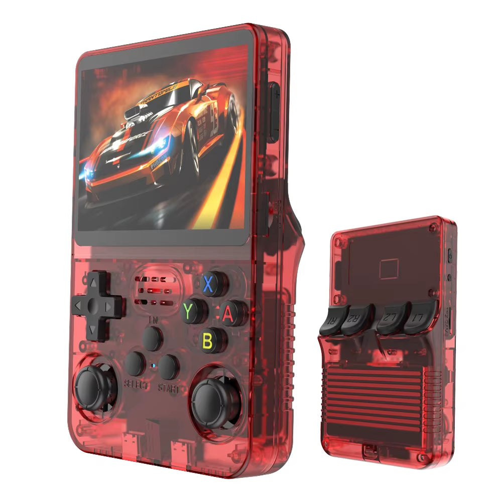 RetroBox - R36S Retro Handheld Video Game Console Linux System 3.5 Inch IPS Screen Portable Pocket Video Player R35S 64GB Games