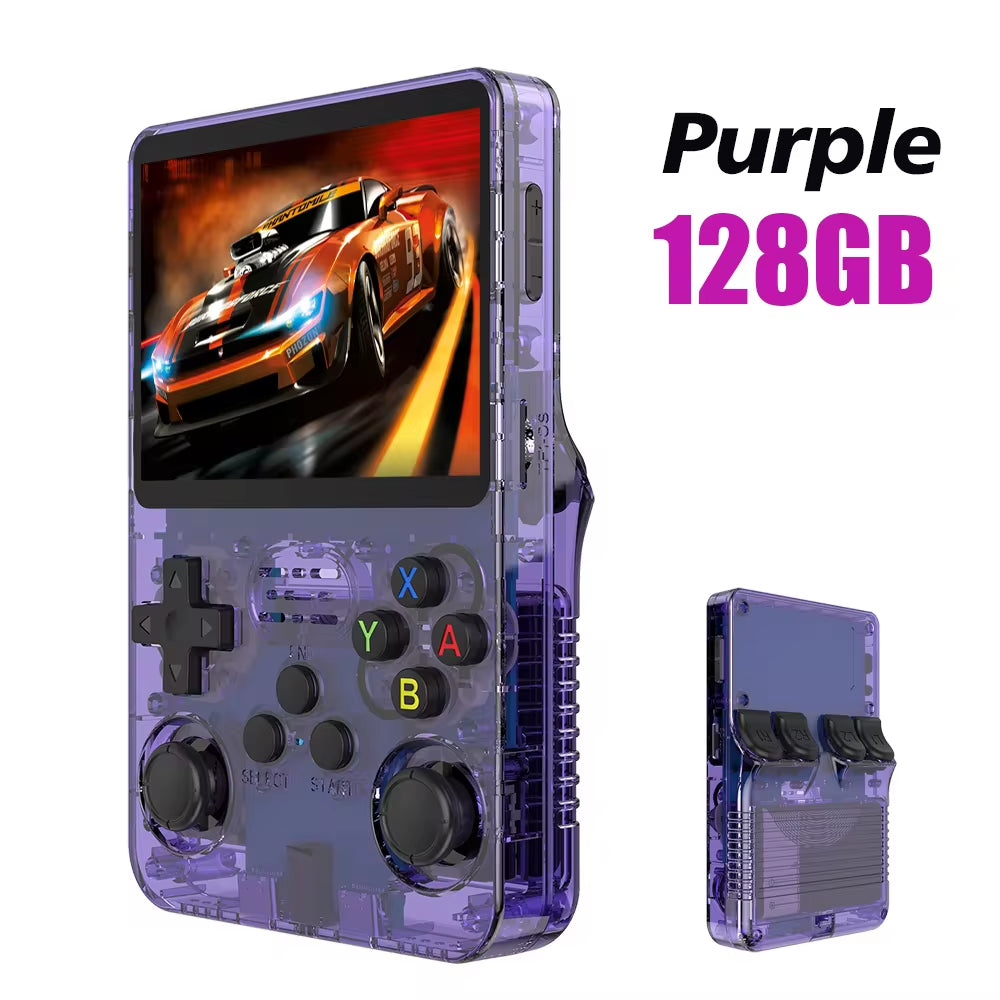 RetroBox - R36S Retro Handheld Video Game Console Linux System 3.5 Inch IPS Screen Portable Pocket Video Player R35S 64GB Games