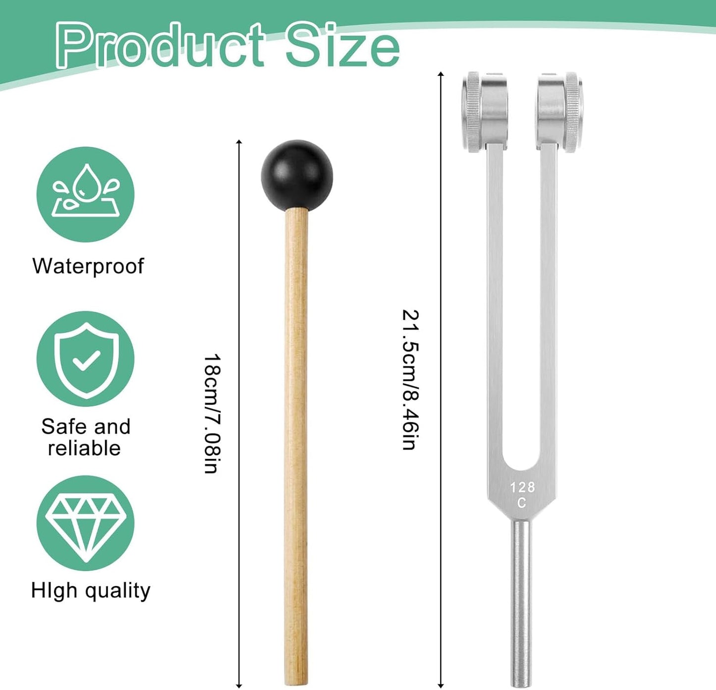TonikaZen 128 Hz Tuning Fork.