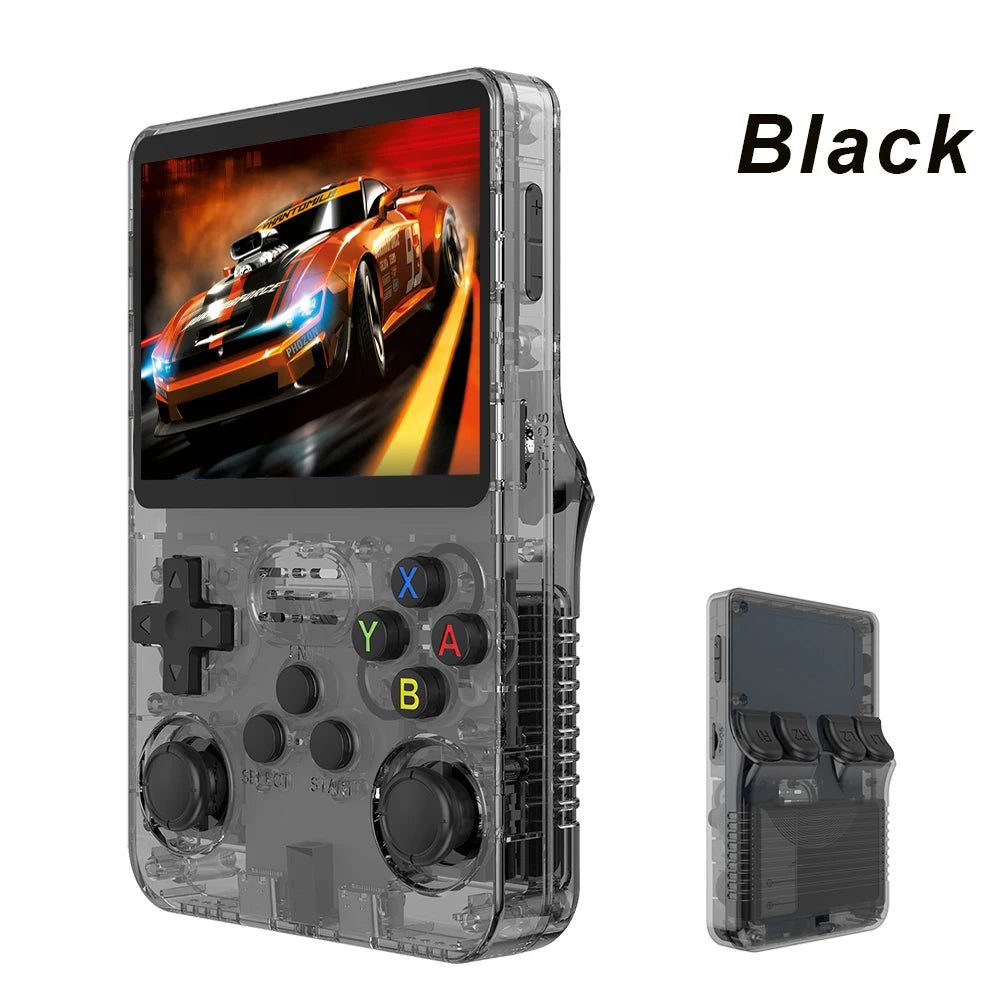 RetroBox - R36S Retro Handheld Video Game Console Linux System 3.5 Inch IPS Screen Portable Pocket Video Player R35S 64GB Games