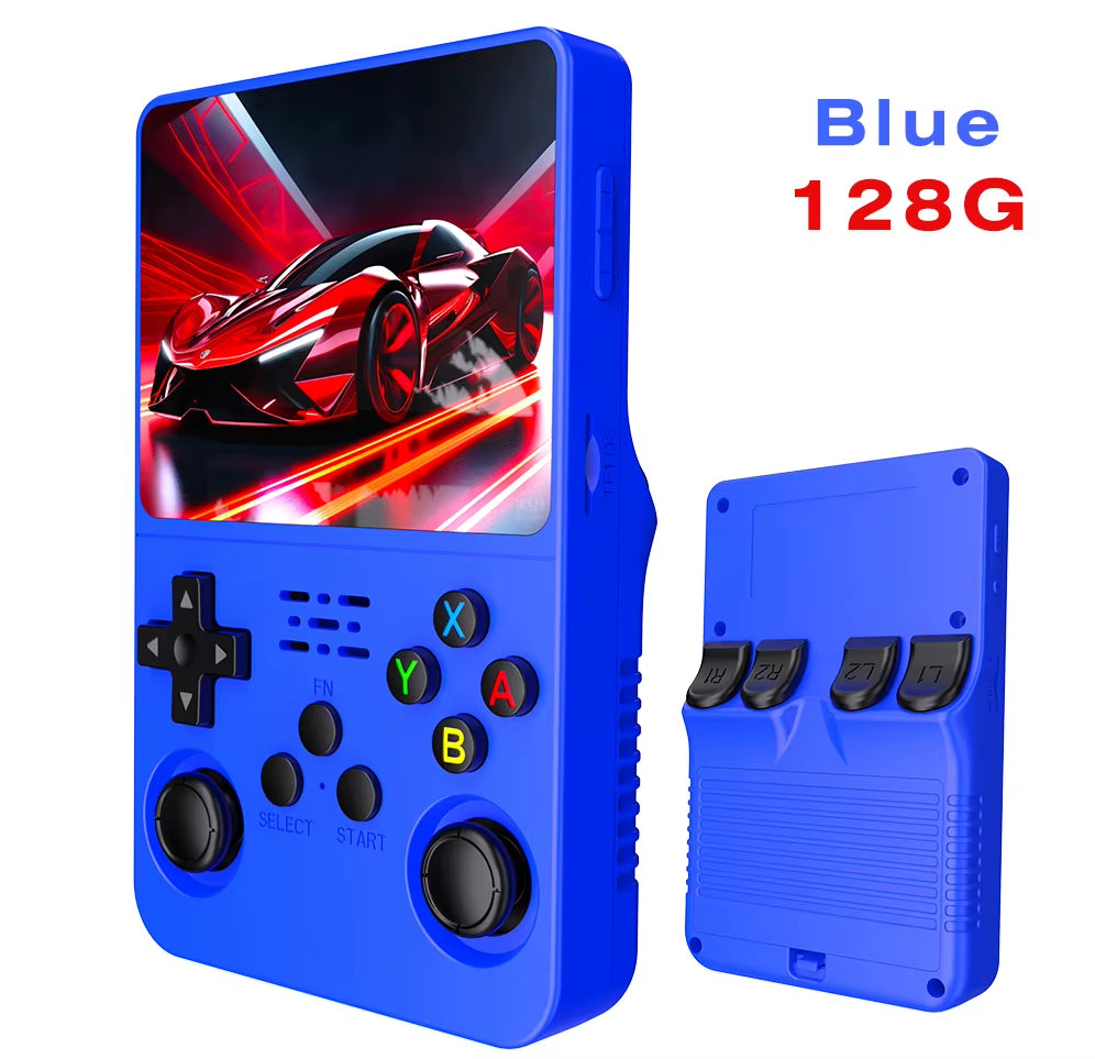 RetroBox - R36S Retro Handheld Video Game Console Linux System 3.5 Inch IPS Screen Portable Pocket Video Player R35S 64GB Games
