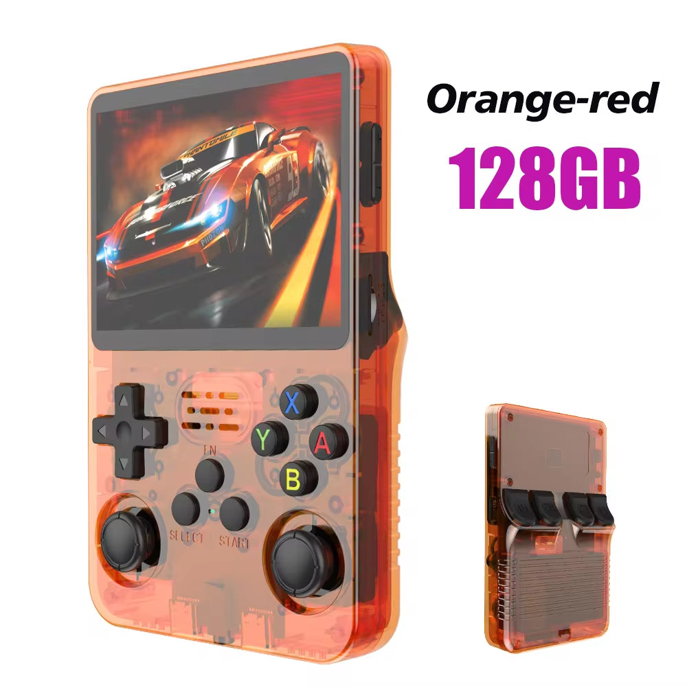 RetroBox - R36S Retro Handheld Video Game Console Linux System 3.5 Inch IPS Screen Portable Pocket Video Player R35S 64GB Games