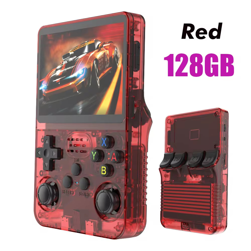 RetroBox - R36S Retro Handheld Video Game Console Linux System 3.5 Inch IPS Screen Portable Pocket Video Player R35S 64GB Games