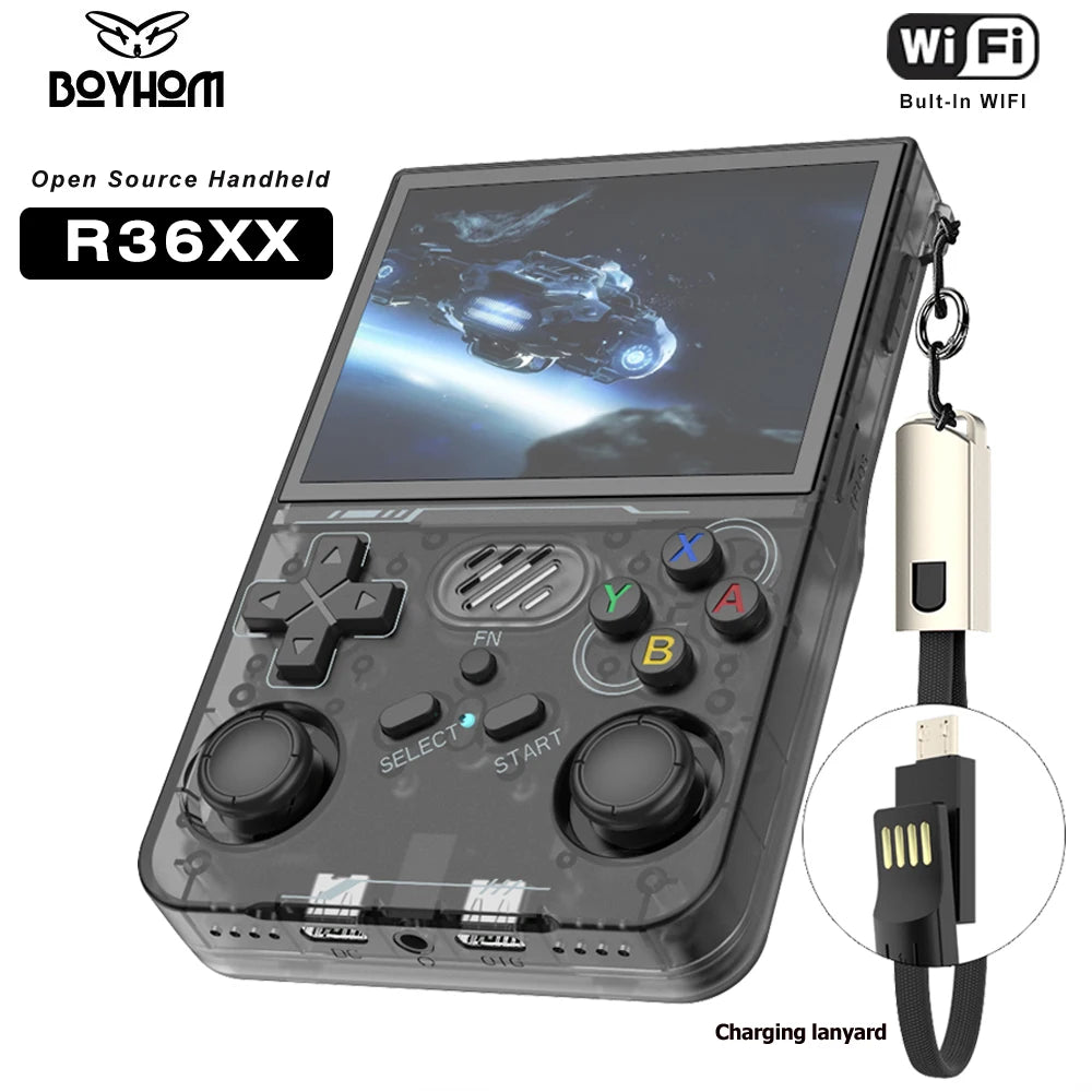 Retro R36XX Handheld Game Console 15000+ Games Built-In Wifi Retro Gaming, Open Source System (2025 New Version)