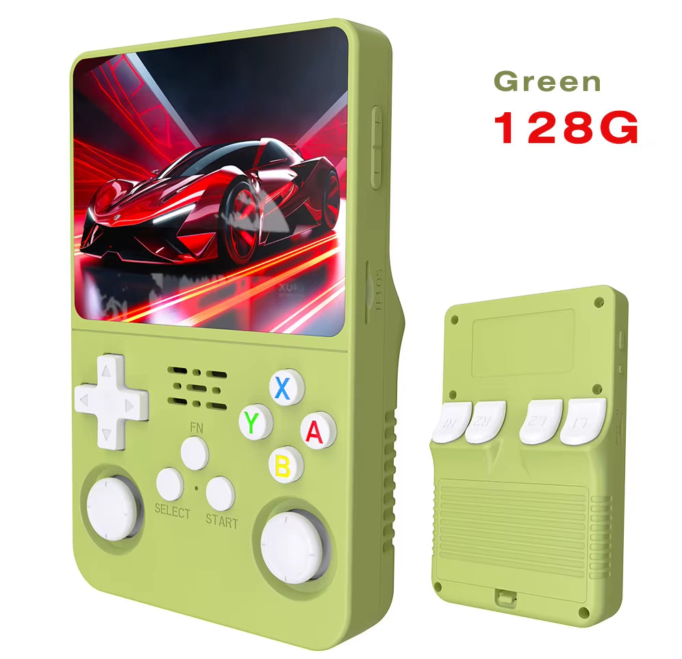 RetroBox - R36S Retro Handheld Video Game Console Linux System 3.5 Inch IPS Screen Portable Pocket Video Player R35S 64GB Games